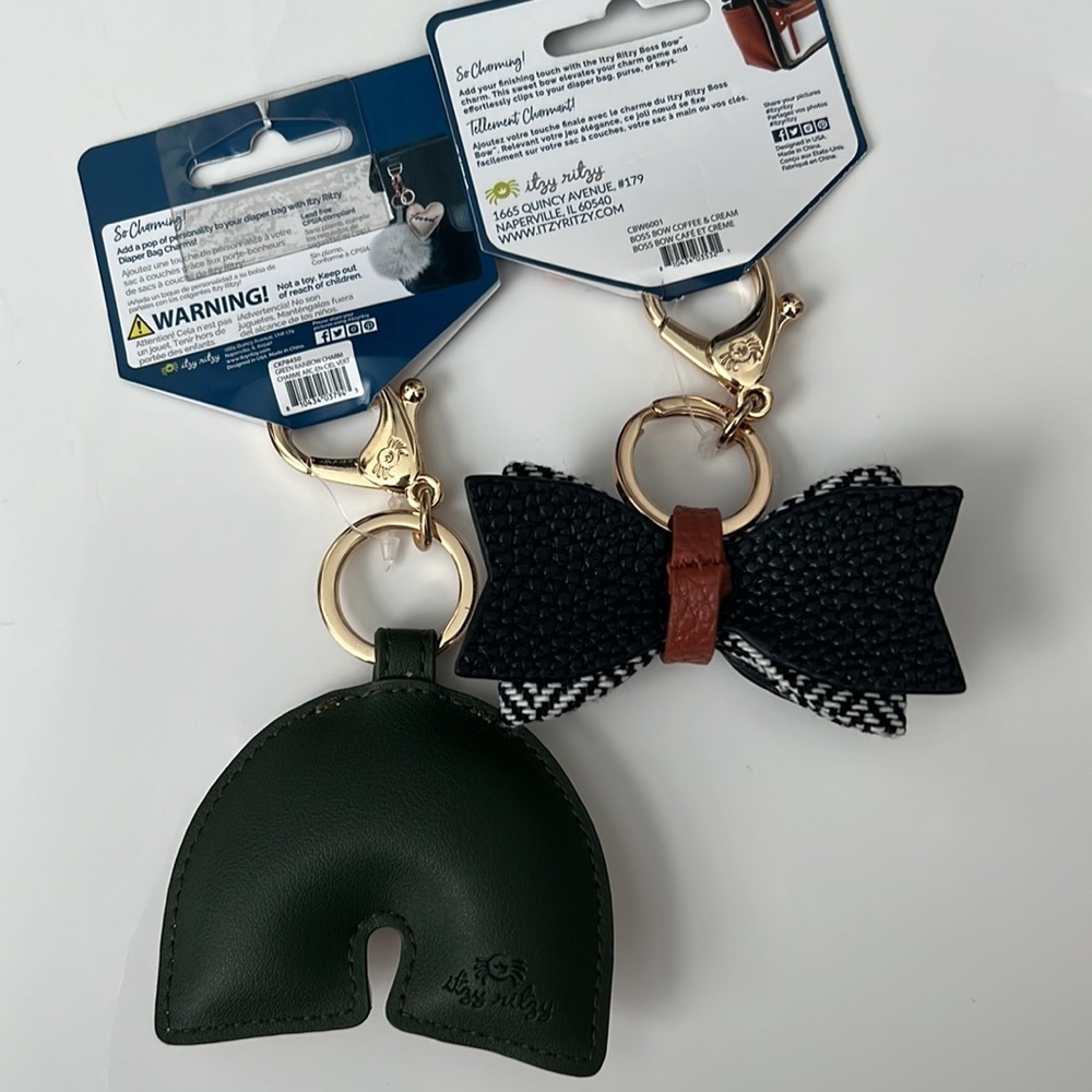 Itzy Ritzy Diaper Bag Charms Boss Bow Bundle (Set of 2) - Picture 2 of 8